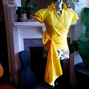 *Host Pick*Zara wrap blouse M